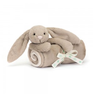 Usínáček Jellycat Bashful Bunny Blankie,56cm x 70cm x 9cm Béžový | YWDEJ-4591