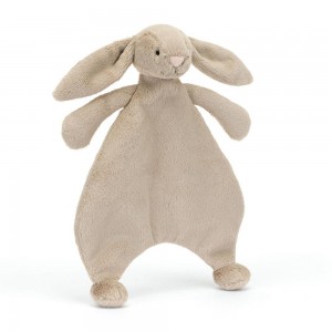 Usínáček Jellycat Bashful Bunny Comforter,27cm x 20cm x 7cm Béžový | NGAYX-7184