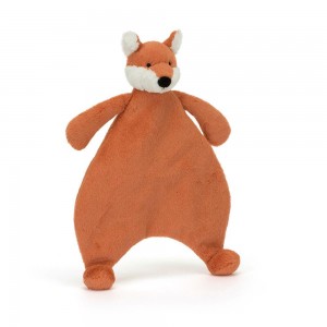 Usínáček Jellycat Bashful Fox Cub Comforter,27cm x 20cm x 7cm Oranžové | ZWLFV-3957