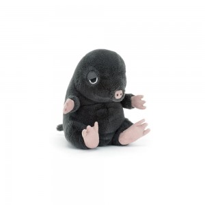 Woodland Jellycat Plyšáci Cuddlebud Morgan Mole,16cm x 10cm x 8cm Černé | BRVYA-8240