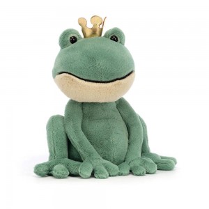 Woodland Jellycat Plyšáci Fabian Žábičky Prince,23cm x 21cm x 11cm Zelene | BNGVE-6592