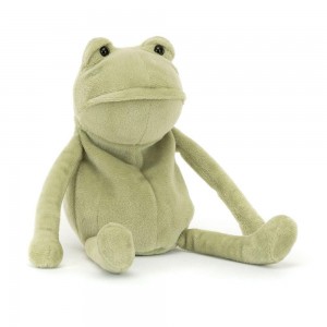Woodland Jellycat Plyšáci Fergus Žábičky,18cm x 7cm x 7cm Zelene | BWTNQ-2957