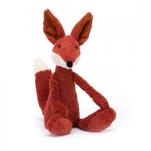 Woodland Jellycat Plyšáci Harkle Fox,35cm x 9cm x 9cm Oranžové | QNKAG-3159