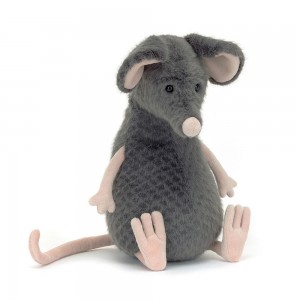Woodland Jellycat Plyšáci Lachlan Sad Rat,27cm x 12cm x 12cm Šedé | AMVPD-4129
