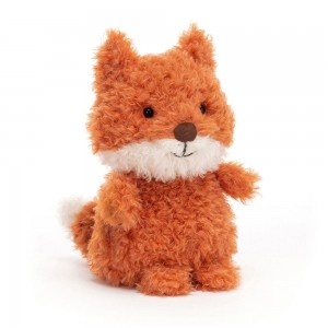 Woodland Jellycat Plyšáci Little Fox,18cm x 10cm x 8cm Oranžové | DVNPU-4731