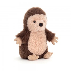Woodland Jellycat Plyšáci Nippit Hedgehog,14cm x 7cm x 6cm Hnědé | VBEIW-3214