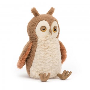 Woodland Jellycat Plyšáci Oakley Owl,28cm x 11cm x 12cm Hnědé | KSOMY-0942