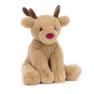 Woodland Jellycat Plyšáci Romi Reindeer,22cm x 12cm x 15cm Hnědé | ZIKJE-8047