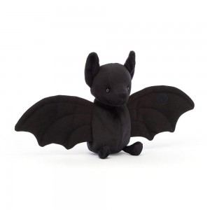 Woodland Jellycat Plyšáci Wrapabat Black,15cm x 7cm x 11cm Černé | EHPJD-1574