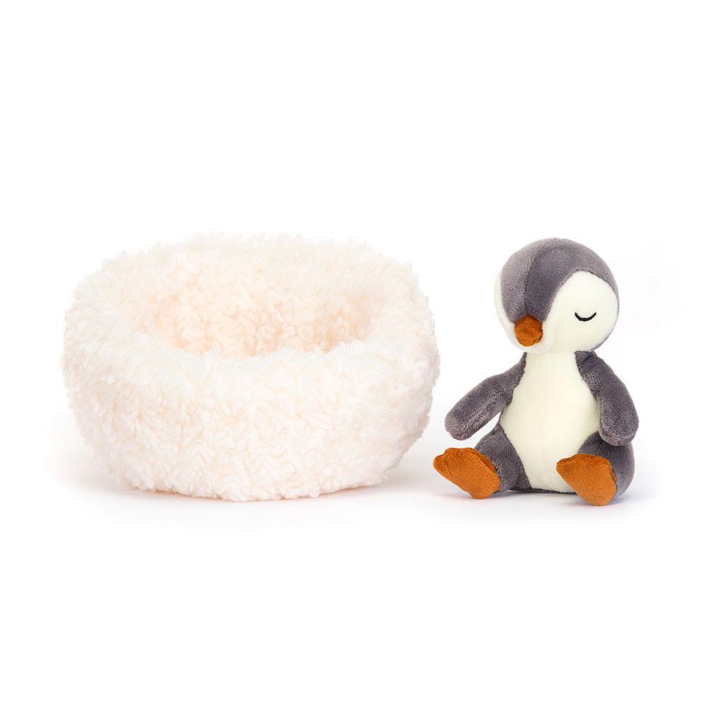 Arktida A Antarktida Jellycat Plyšáci Hibernating Penguin,9cm x 13cm x 13cm Černé | YJSOE-5862