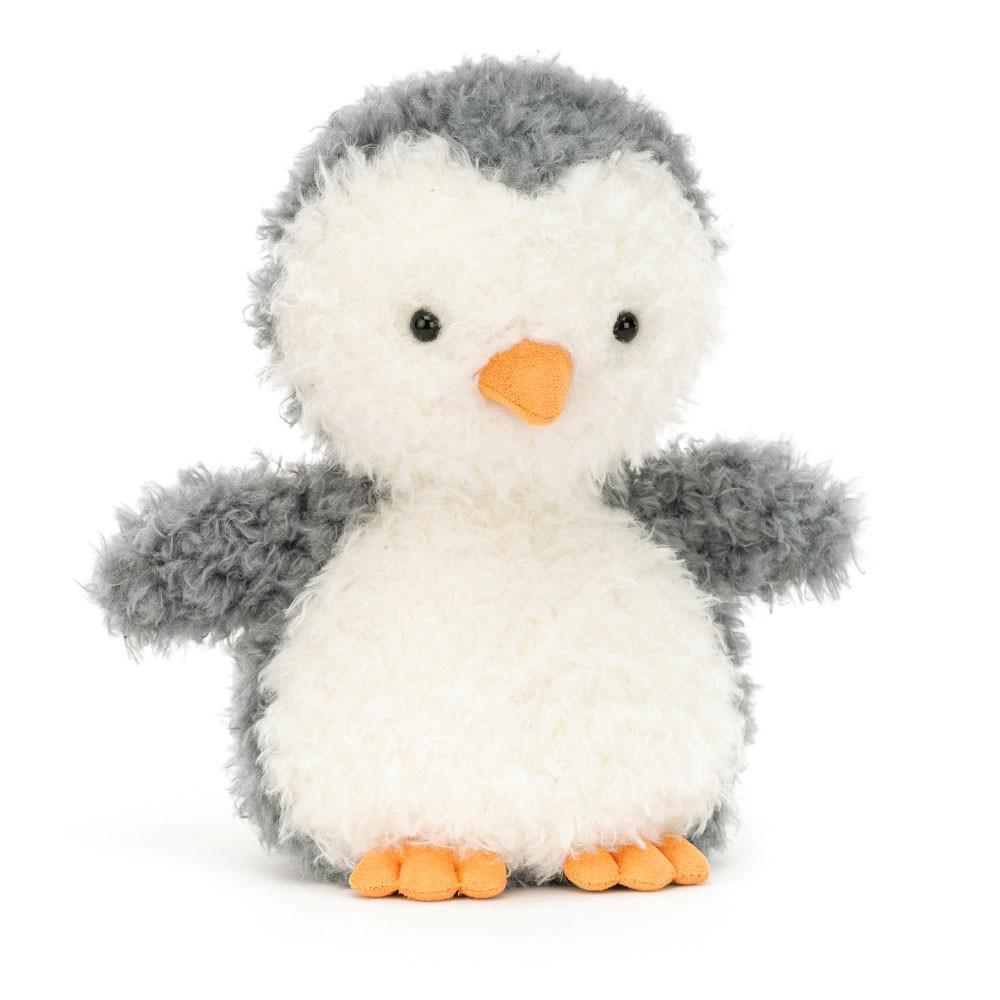 Arktida A Antarktida Jellycat Plyšáci Little Penguin,18cm x 10cm x 8cm Šedé | SYPND-7405