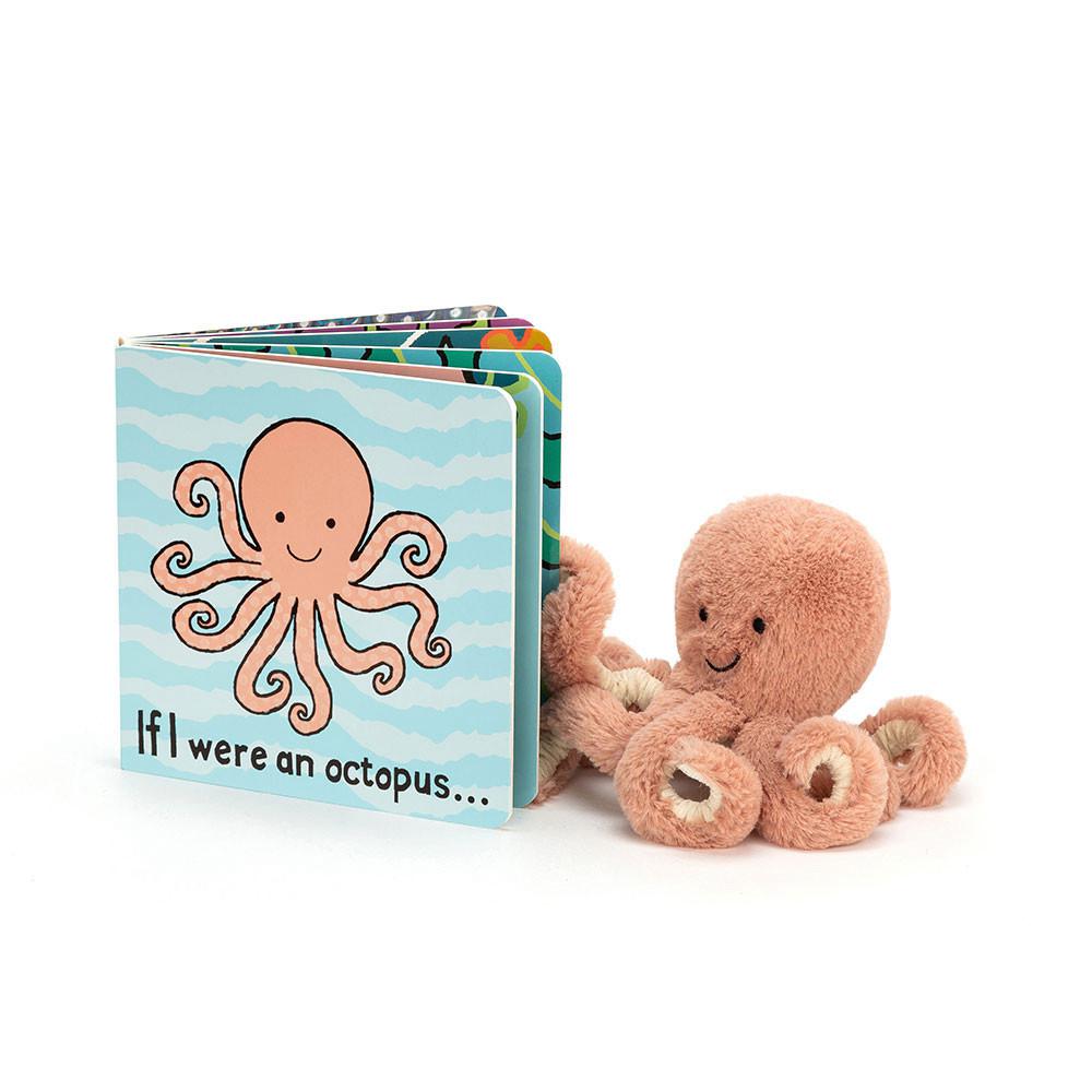 Baby Gifts Jellycat If I Were An Octopus and Odell Octopus Tiny, Oranžové | ZBNKQ-3058