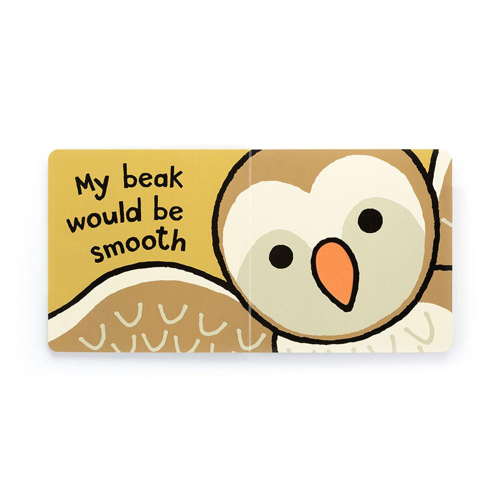 Baby Gifts Jellycat If I Were An Owl Board and Bashful Owl Medium, Bílé | HFWQE-3950