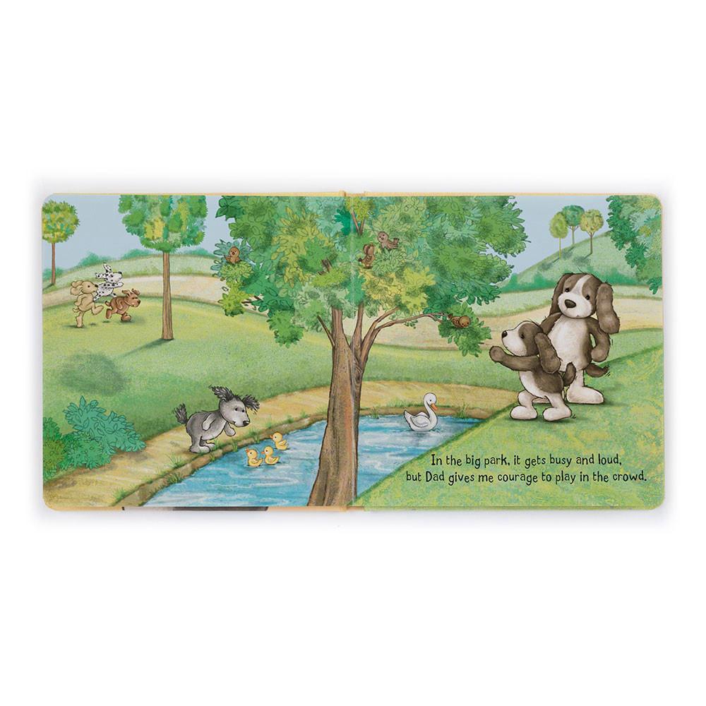 Baby Gifts Jellycat My Dad and Me and Bashful Fudge Puppy Medium, Hnědé | LSRGP-3092