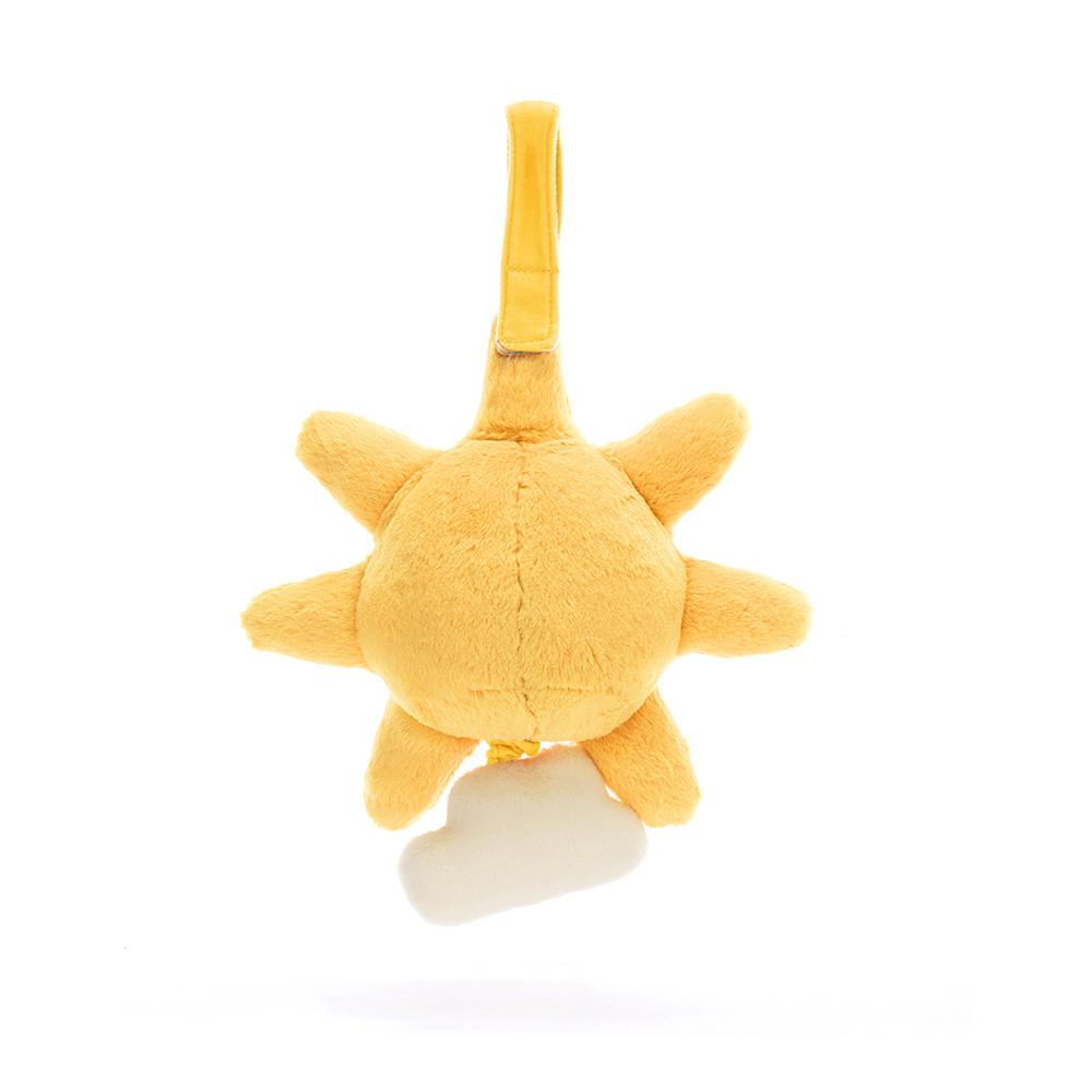 Baby Toys Jellycat Amuseables Sun Musical Pull,20cm x 20cm x 5cm Žluté | WIKXL-4015