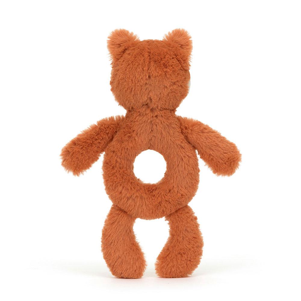 Baby Toys Jellycat Bashful Fox Cub Ring Rattle,18cm x 8cm x 2cm Oranžové | QBAKP-2157