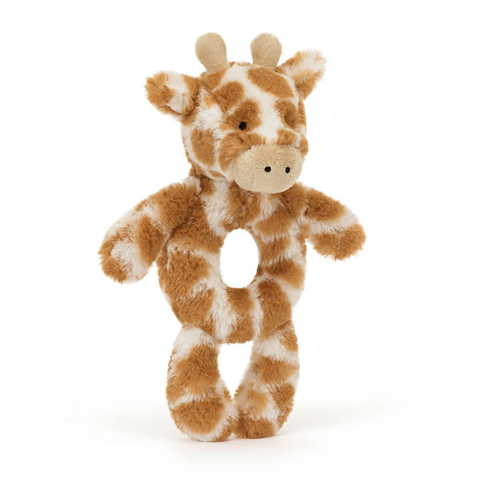 Baby Toys Jellycat Bashful Giraffe Ring Rattle,18cm x 8cm x 2cm Oranžové | CFGKR-3279