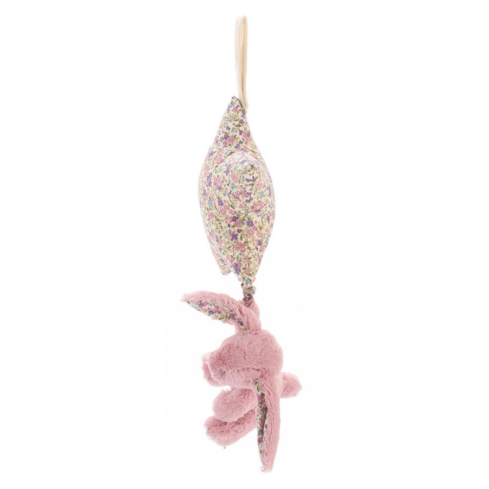 Baby Toys Jellycat Blossom Tulip Bunny Star Musical Pull,30cm x 19cm x 3cm Růžové | RVQDT-0324