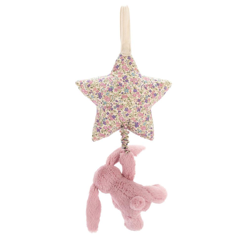 Baby Toys Jellycat Blossom Tulip Bunny Star Musical Pull,30cm x 19cm x 3cm Růžové | RVQDT-0324