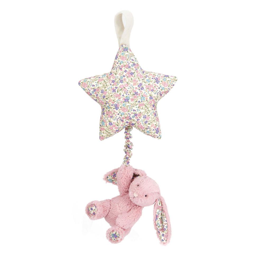 Baby Toys Jellycat Blossom Tulip Bunny Star Musical Pull,30cm x 19cm x 3cm Růžové | RVQDT-0324