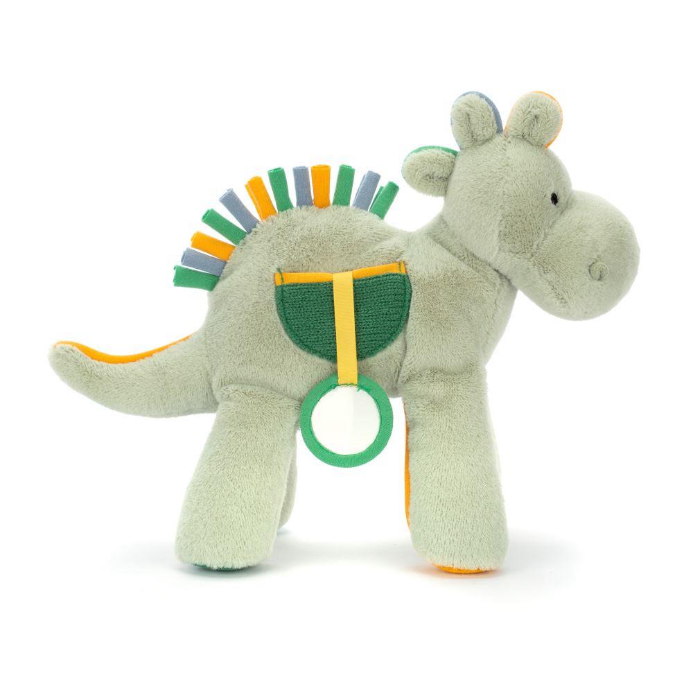 Baby Toys Jellycat Peek-a-Book Dino Activity Toy,20cm x 8cm Zelene | IWGYF-3104