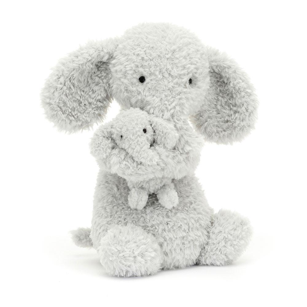 Baby Toys Jellycat Plyšáci Huddles Sloníci,26cm x 14cm x 10cm Šedé | RKWSB-8436