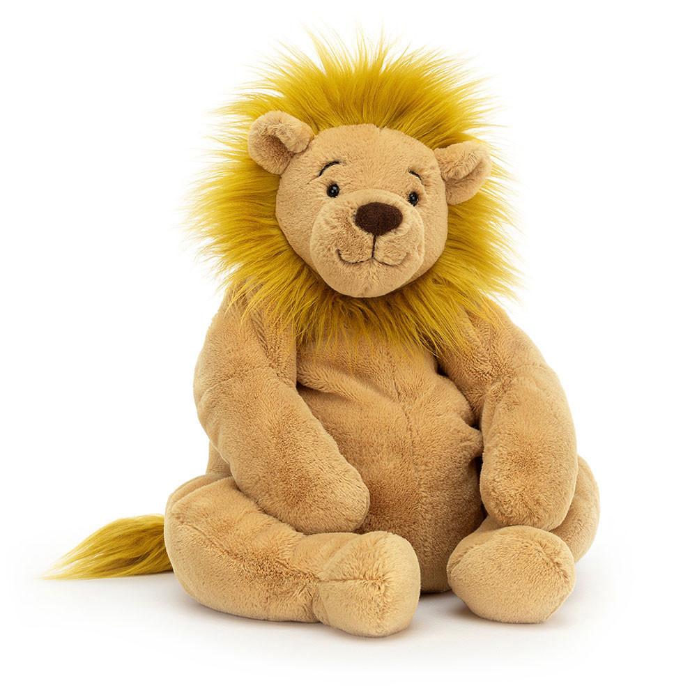 Big Toys Jellycat Plyšáci Rumpletum Lion,27cm x 21cm x 22cm Žluté | PBUTY-7503