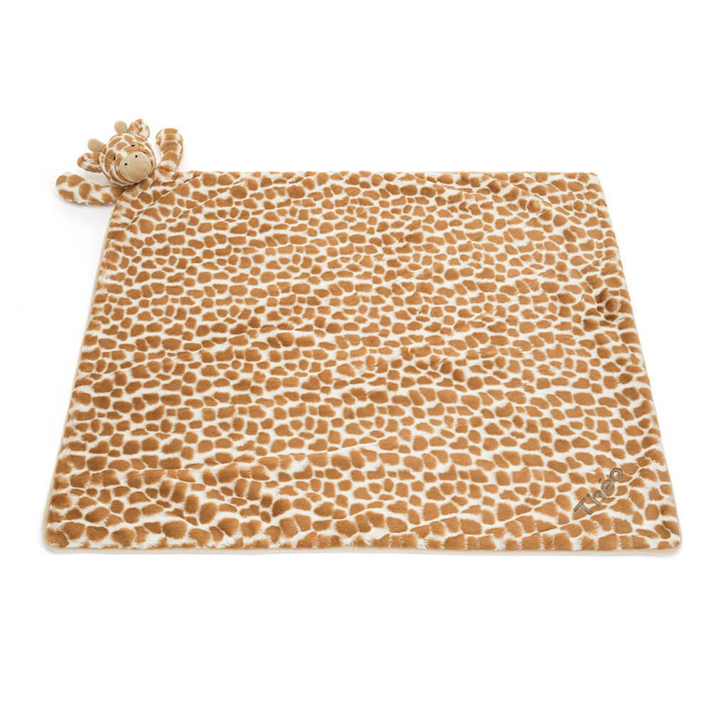Dečka Jellycat Bashful Giraffe Blankie,56cm x 70cm x 9cm Oranžové | FRGOW-6258