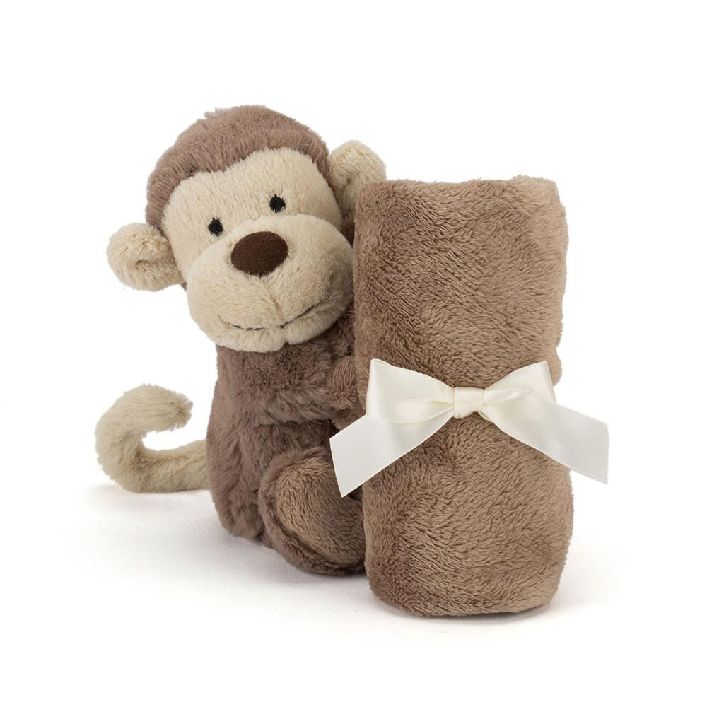Dečka Jellycat Bashful Opičky,15cm x 34cm x 34cm Hnědé | ZKMBP-9781