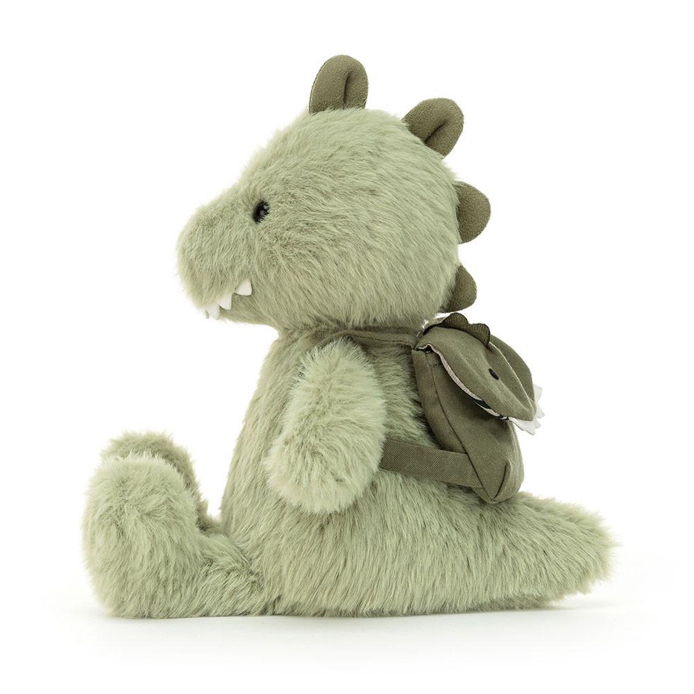 Dragons Jellycat Plyšáci Backpack Dino,8.7in x 3.5in x 3.1in Zelene | YPVKJ-7038