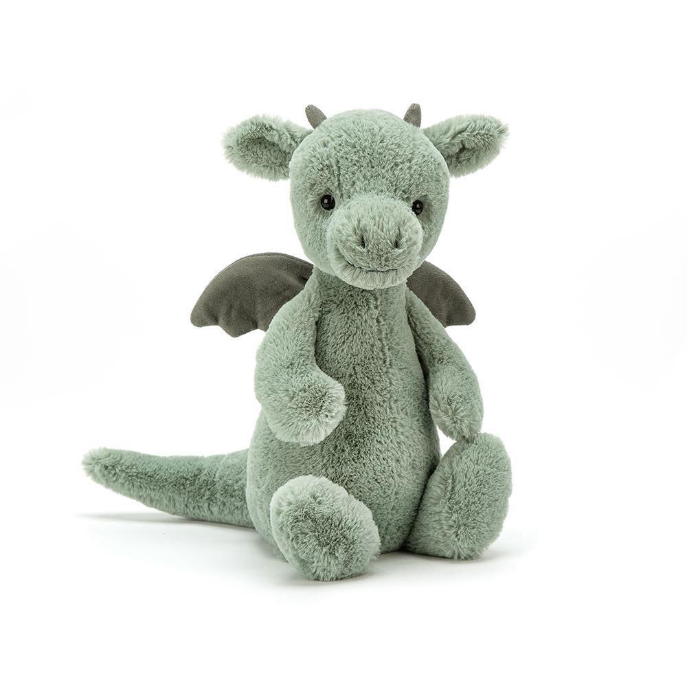 Dragons Jellycat Plyšáci Bashful,12.2in x 4.7in x 3.5in Zelene | AZRUY-3512