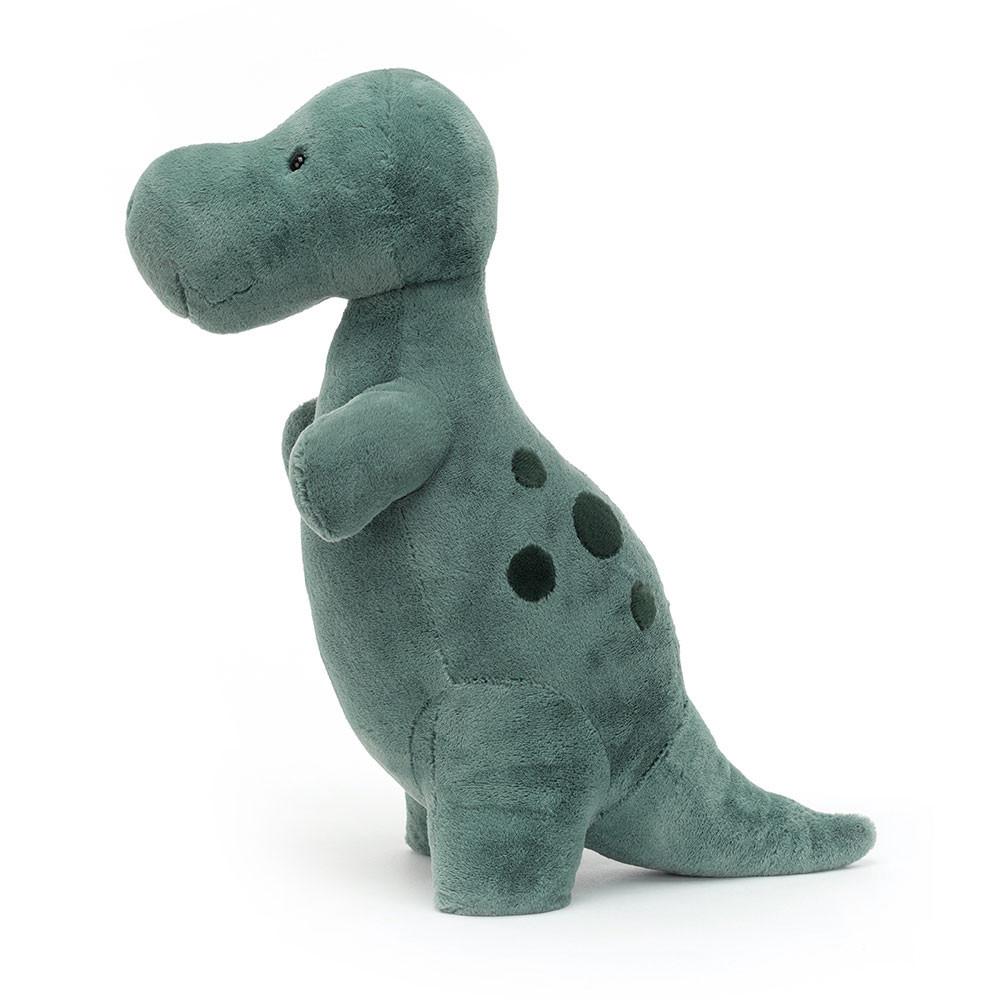 Dragons Jellycat Plyšáci Big Spottie T-Rex,17.7in x 5.9in x 9.1in Zelene | TMNBE-8927