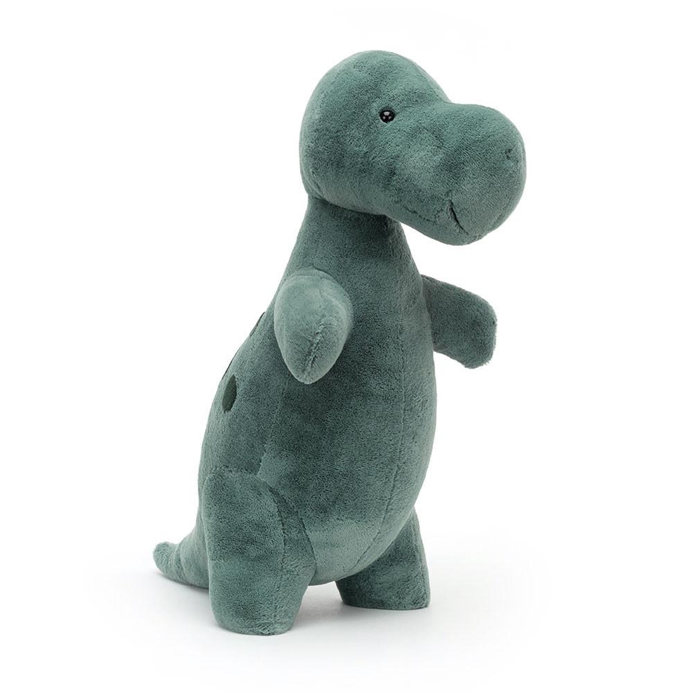 Dragons Jellycat Plyšáci Big Spottie T-Rex,17.7in x 5.9in x 9.1in Zelene | TMNBE-8927