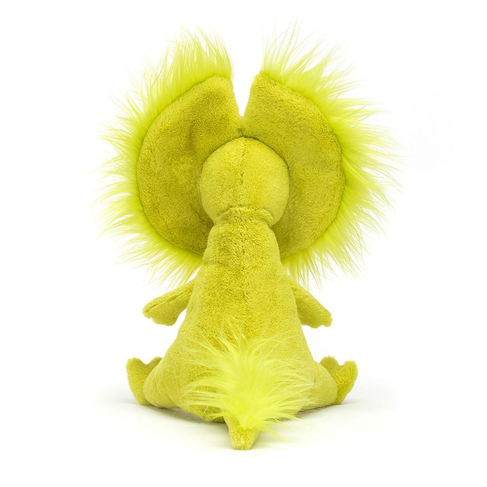 Dragons Jellycat Plyšáci Davey Dilophosaurus,10.6in x 4.7in x 9.4in Zelene | YURDO-9160