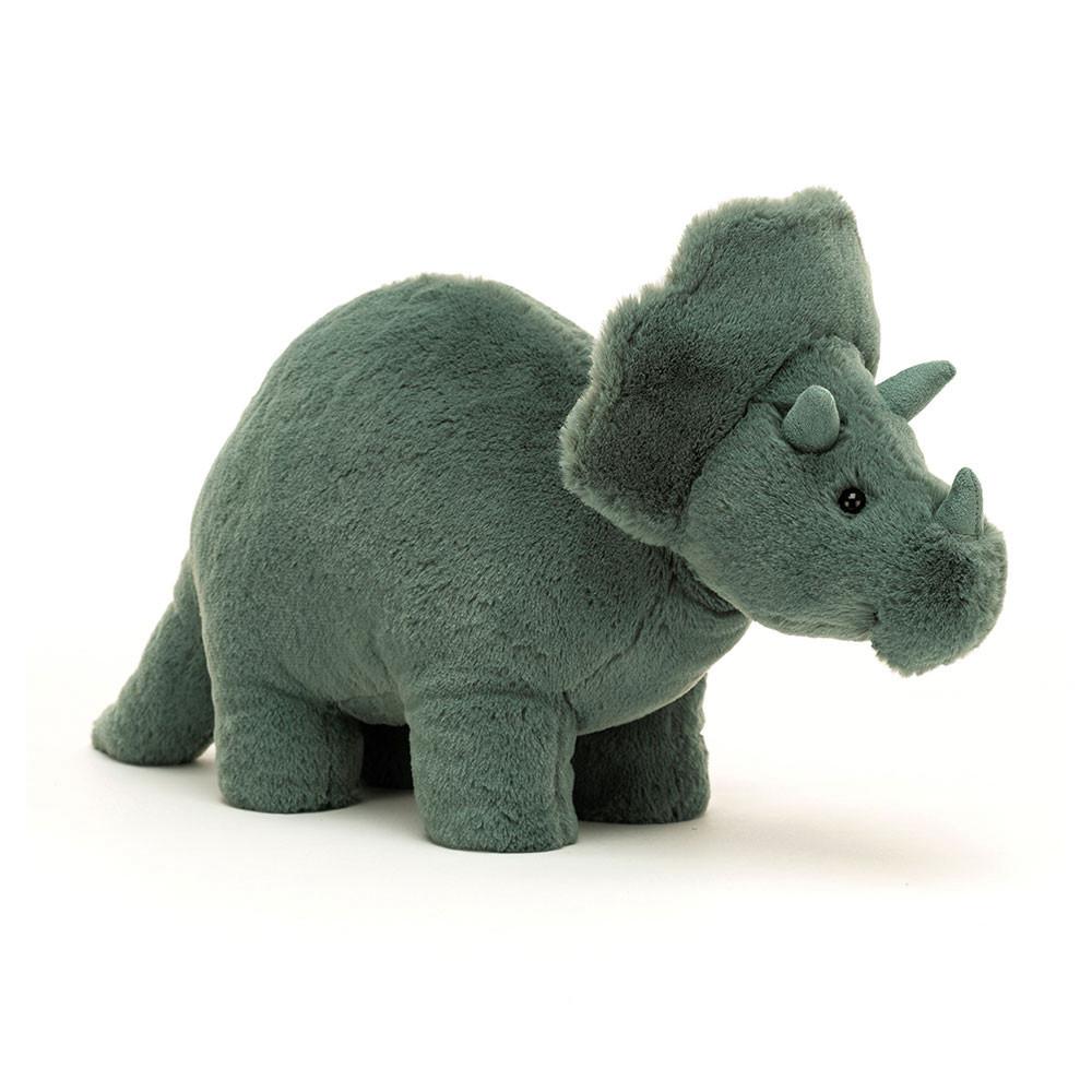 Dragons Jellycat Plyšáci Fossilly Triceratops,6.7in x 4.7in x 11.4in Zelene | CKPYX-8964