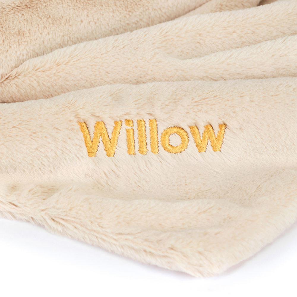 Dítě Jellycat Bashful Luxe Bunny Willow Blankie,56cm x 70cm x 9cm Béžový | IPKXQ-8673