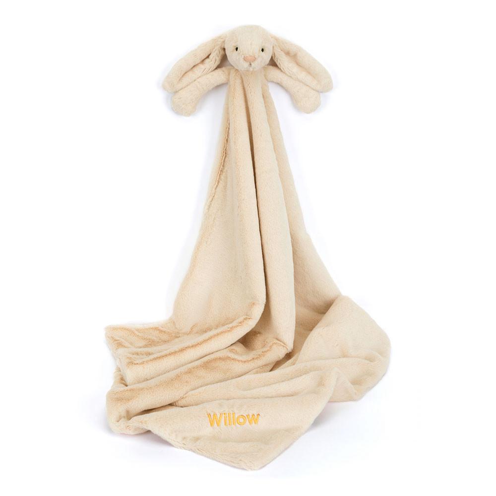 Dítě Jellycat Bashful Luxe Bunny Willow Blankie,56cm x 70cm x 9cm Béžový | IPKXQ-8673