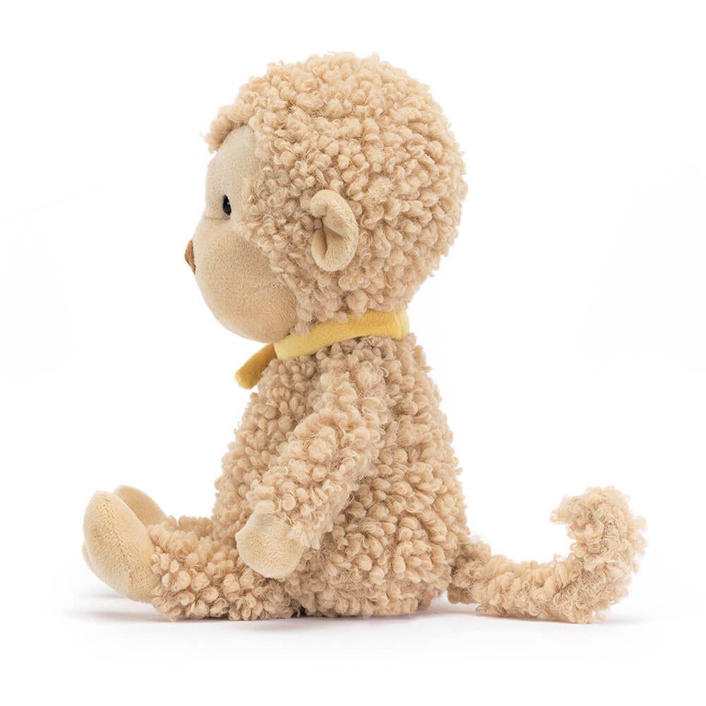 Džungle A Safari Jellycat Plyšáci Fuzzkin Opičky,25cm x 9cm x 5cm Hnědé | SILGO-0219