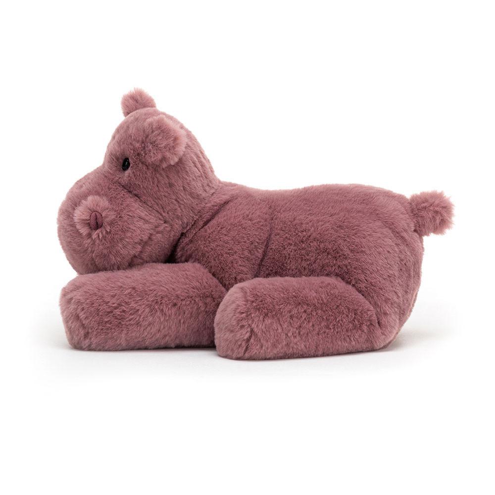Džungle A Safari Jellycat Plyšáci Huggady Hippo,14cm x 20cm x 23cm Růžové | LXNAG-7384
