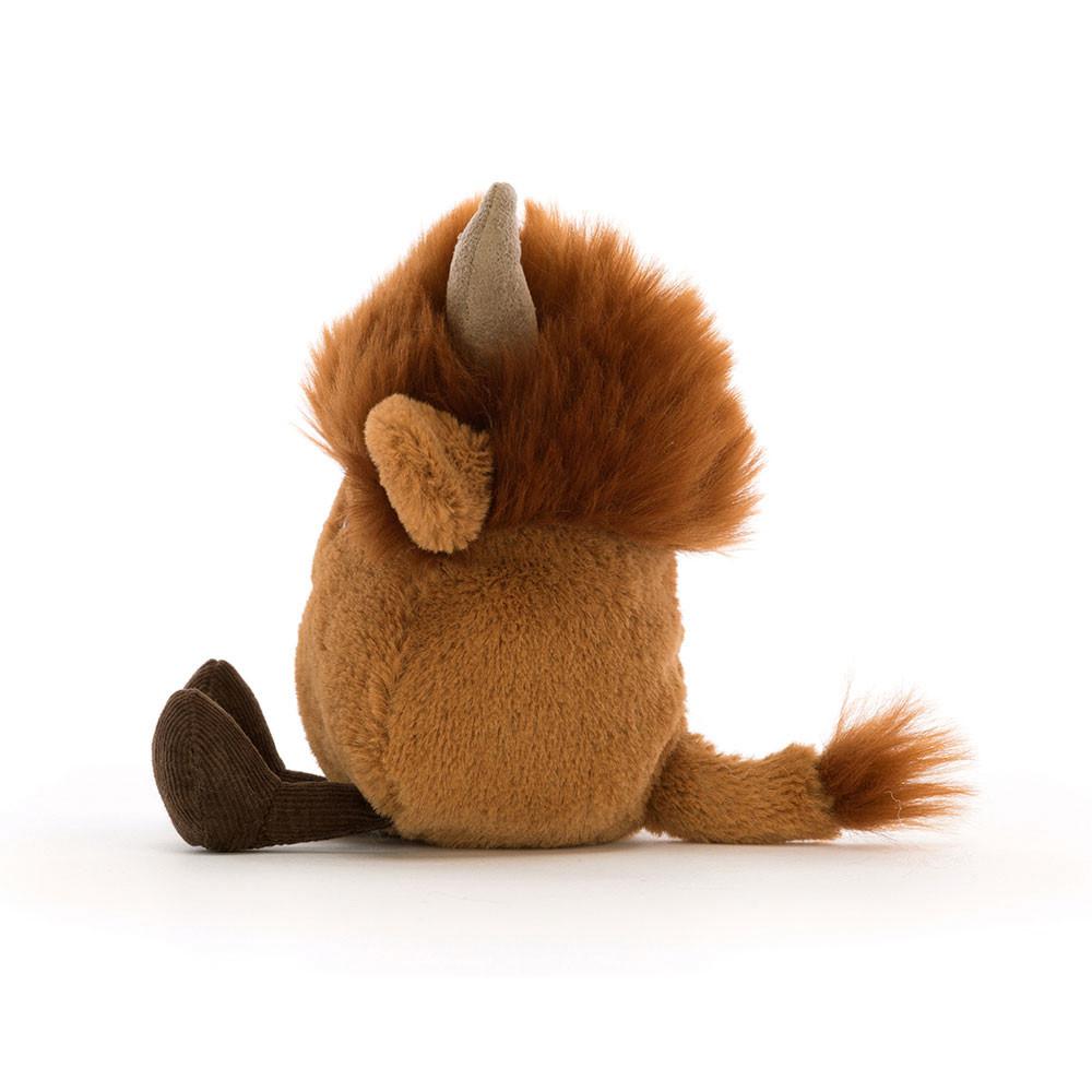 Farmyard Jellycat Plyšáci Amuseabean Highland Cow,12cm x 9cm x 6cm Hnědé | BUEVR-1863