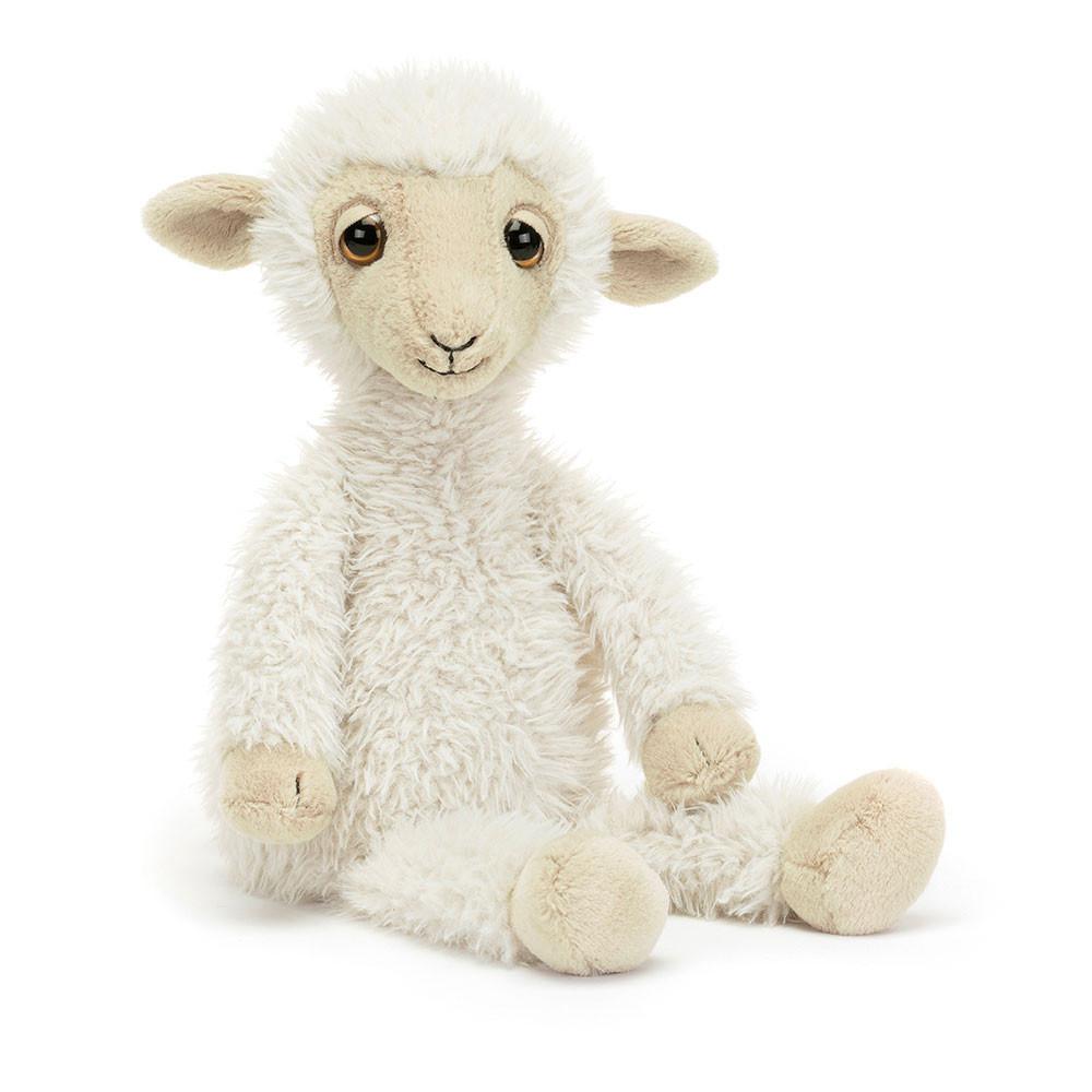 Farmyard Jellycat Plyšáci Blowzy Belle Sheep,43cm x 10cm x 13cm Bílé | EHWLQ-5824