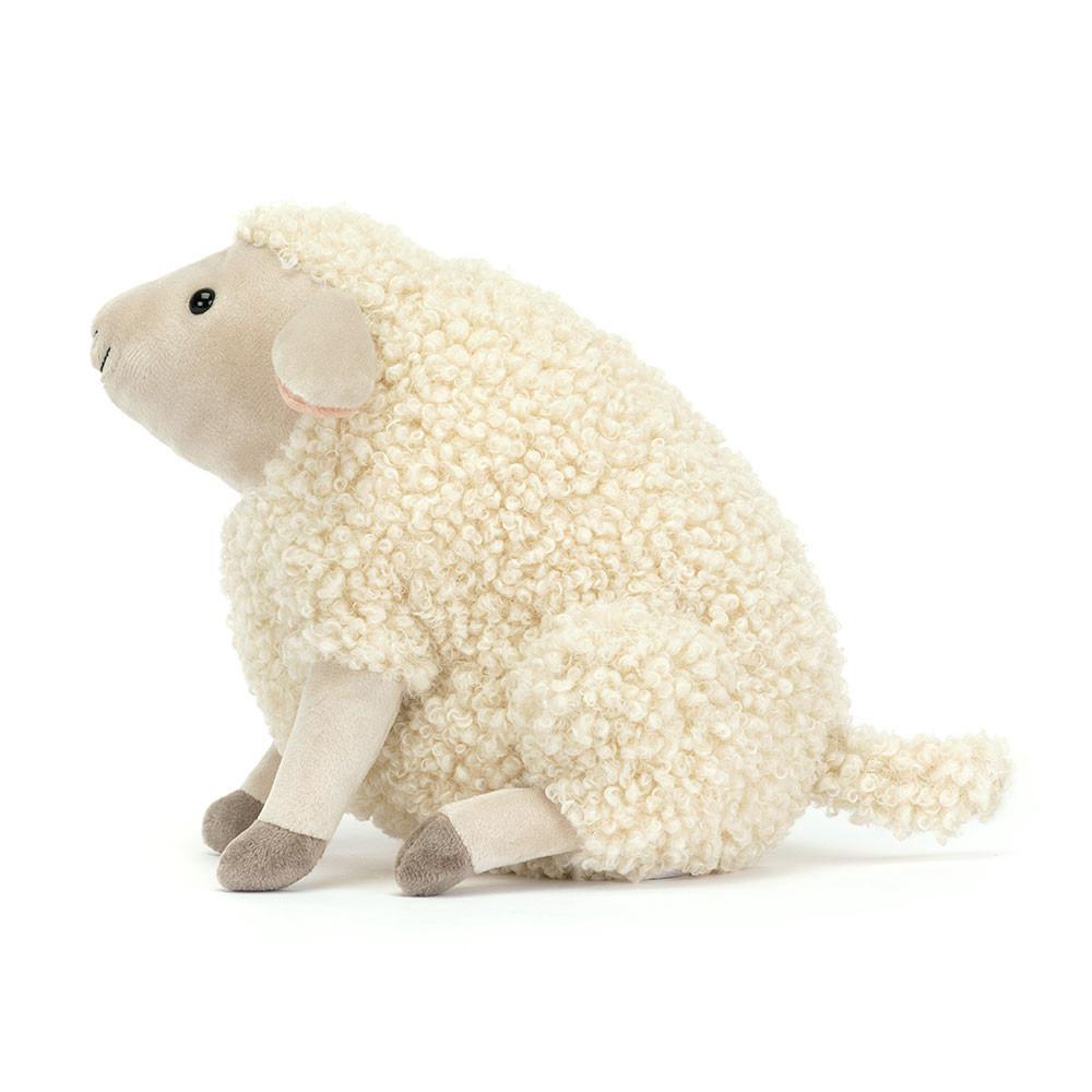 Farmyard Jellycat Plyšáci Burly Boo Sheep,20cm x 11cm x 14cm Bílé | ZGLIM-7384