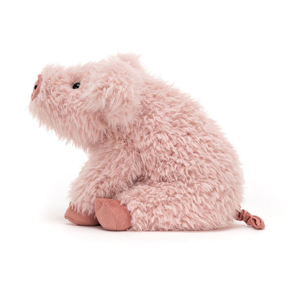 Farmyard Jellycat Plyšáci Curvie Prasátka,25cm x 16cm x 10cm Růžové | HPDRX-3025