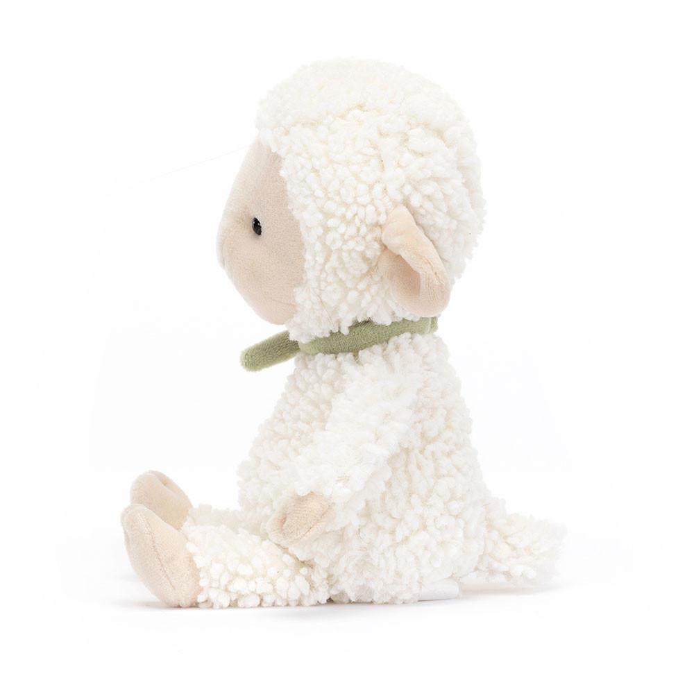 Farmyard Jellycat Plyšáci Fuzzkin Lamb,25cm x 9cm x 5cm Bílé | FGYLV-0586