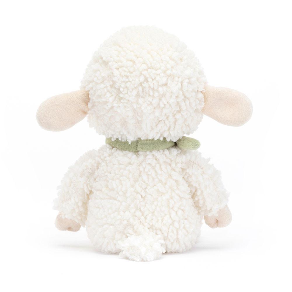 Farmyard Jellycat Plyšáci Fuzzkin Lamb,25cm x 9cm x 5cm Bílé | FGYLV-0586