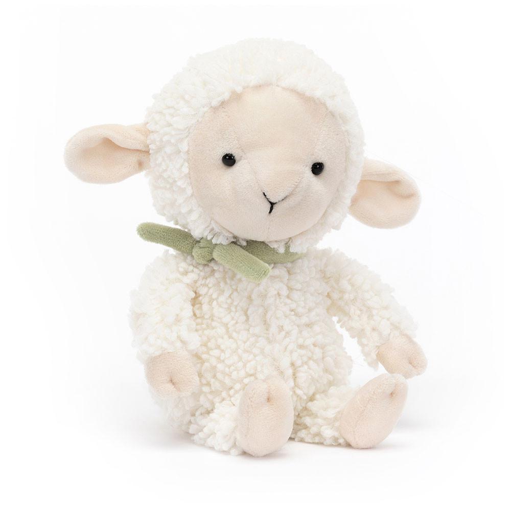 Farmyard Jellycat Plyšáci Fuzzkin Lamb,25cm x 9cm x 5cm Bílé | FGYLV-0586