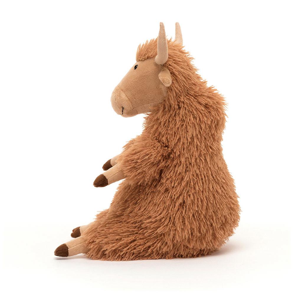 Farmyard Jellycat Plyšáci Herbie Highland Cow,11in x 5.5in x 4.7in Hnědé | VTDHS-4968