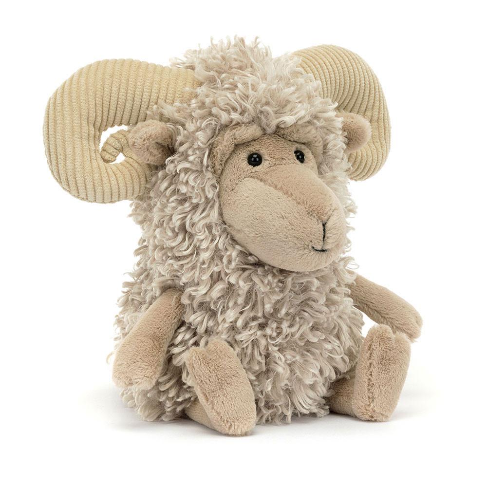 Farmyard Jellycat Plyšáci Ramsley Sheep,13in x 5.1in x 5.5in Béžový | QIWAJ-8293