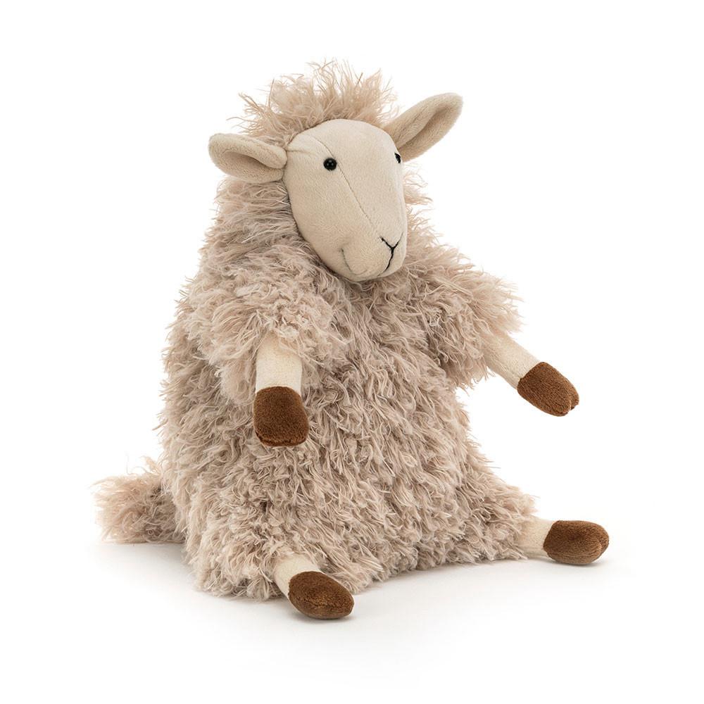 Farmyard Jellycat Plyšáci Sherri Sheep,11.8in x 5.5in x 5.1in Béžový | NKJIY-4298
