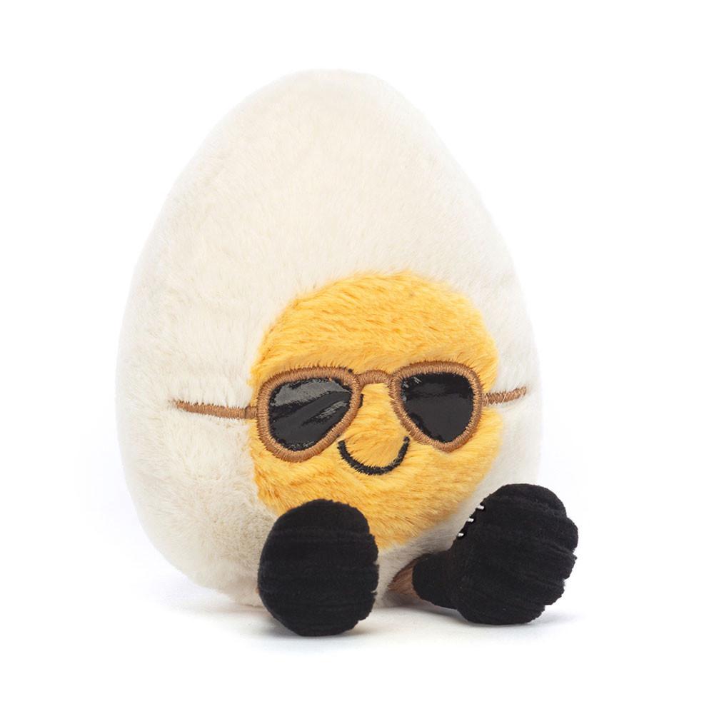 Food Jellycat Plyšáci Amuseables Boiled Vajíčko Chic,14cm x 9cm x 4cm Bílé | LPRUI-9412